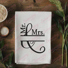 Mr and Mrs Monogram Wedding Embroidery Design