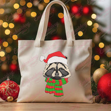Christmas Raccoon Head Embroidery Design