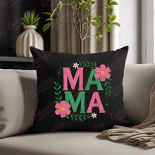 Floral Frame Mama Embroidery Design