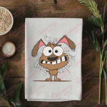 Shocked Scruffy Dog Embroidery Design