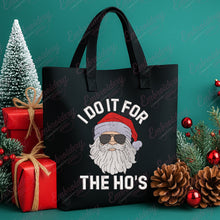 I Do It For The Ho's Christmas Santa Embroidery Design