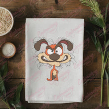 Silly Crazy Dog Embroidery Design