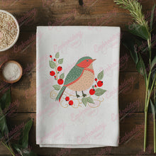 Winter Bird Machine Embroidery Design