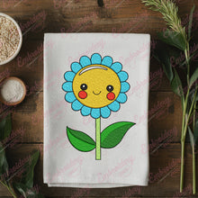 Happy Sunflower Embroidery Design