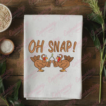 Oh Snap Thanksgiving Turkey Embroidery Design
