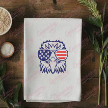 Eagle USA Flag 4th of July Embroidery Design