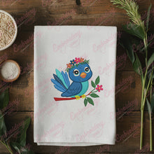 Blue Bird Machine Embroidery Design