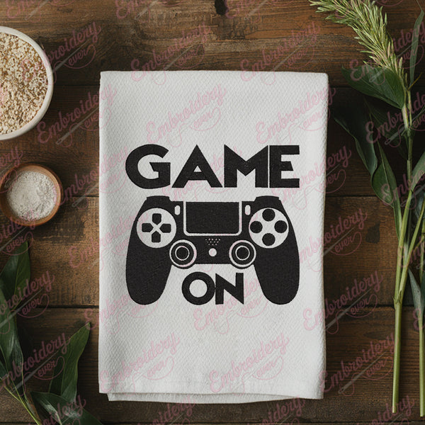 Game On Embroidery Design