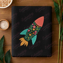Floral Rocket Embroidery Design