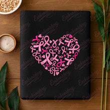 Breast Cancer Awareness Ribbons Heart Embroidery Design