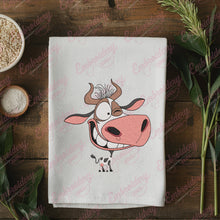 Funny Cow Embroidery Design