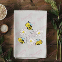 Daisy Bee Embroidery Design