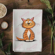 Cat's Curious Gaze Embroidery Design