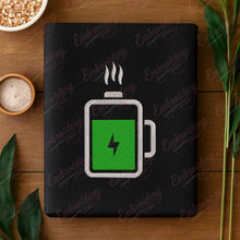 Battery Charging Embroidery Design