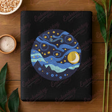 The Starry Night Embroidery Design