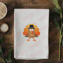 Cartoon Turkey Thanksgiving Embroidery Design