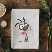 Funny Crazy Dog Embroidery Design