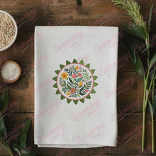 Beautiful Floral Mandala Embroidery Design