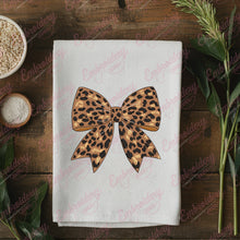 Leopard Bow Embroidery Design