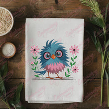 Whimsical Bird In Bloom Embroidery Design