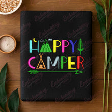 Happy Camper Embroidery Design