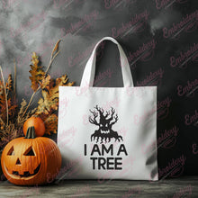 Halloween Spooky Tree Embroidery Design