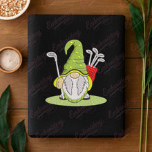 Golf Gnome Embroidery Design