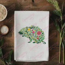 Beautiful Floral Gopher Embroidery Design