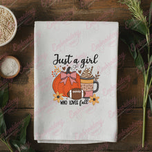 Just A Girl Who Loves Fall Embroidery Design