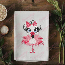 Cute Flamingo Embroidery Design