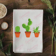 Cactus Plants Embroidery Design