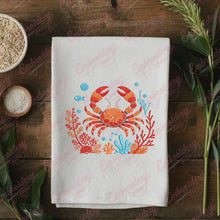 Cute Crab Motif Machine Embroidery Design