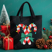 Christmas Candy Canes Embroidery Design
