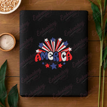 America Stars Digital Machine Embroidery Design
