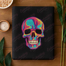 Colorful Skull Embroidery Design
