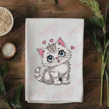 Cartoon Pussy Cat Embroidery Design