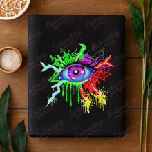 Aesthetic Abstract Eye Embroidery Design