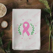 Breast Cancer Awareness Ribbon Embroidery Design