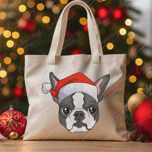 Christmas Boston Terrier Embroidery Design