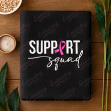 Support Squad Breast Cancer Awareness Embroidery Design