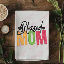 Blessed Mom Embroidery Design
