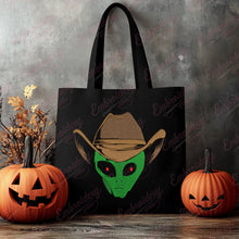 Cowboy Alien Halloween Embroidery Design