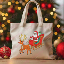 Santa's Christmas Sleigh Ride Embroidery Design