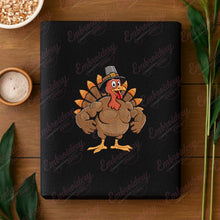 Cute Turkey Embroidery Pattern for Thanksgiving