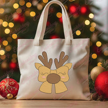 Christmas Reindeer Bow Embroidery Design