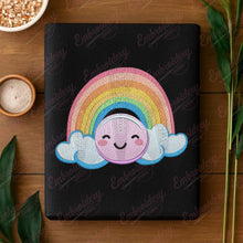 Colorful Rainbow Embroidery Design