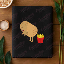 Potato Pooping French Fries Embroidery Design
