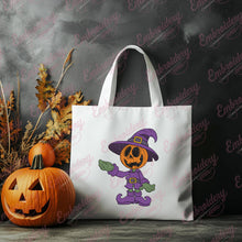Halloween Jack O Lantern Character Embroidery Design