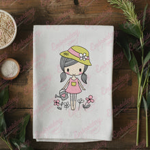 Gardener Girl Embroidery Design