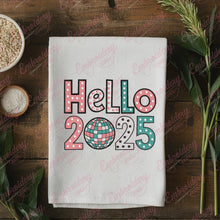 Hello 2025 Embroidery Design